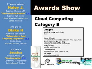 Cloud Computing Category B Judges Vinnie Vrotney , Meta Judge Illinois Marie Coleman Lorenzo Walker Technical High School ...