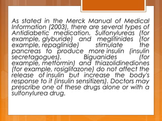 Meglitinides Examples Final balatbat ppt | PPT