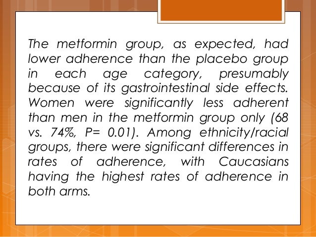 Metformin side effects in men
