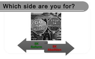 Which side are you for?
 