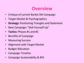 Barbie target market hotsell