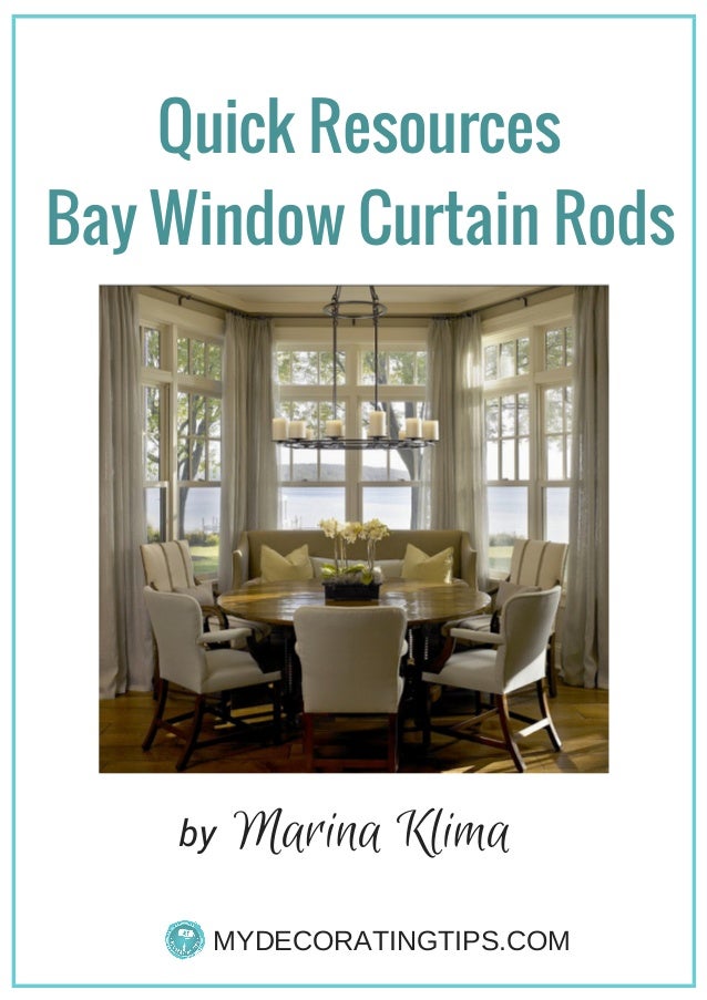 Quick Resources Bay Window Curtain Rods