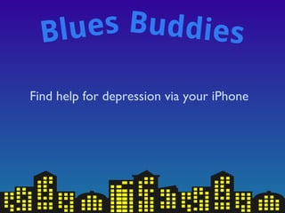 Find help for depression via your iPhone
 