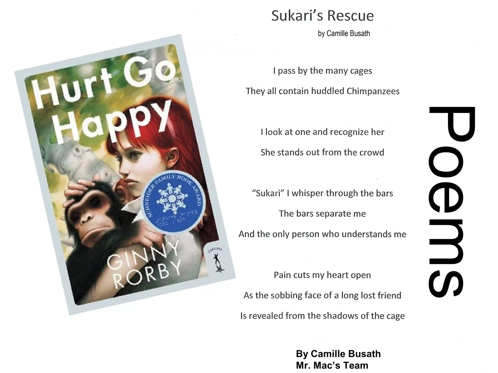 By Camille Busath
Mr. Mac’s Team
Poems