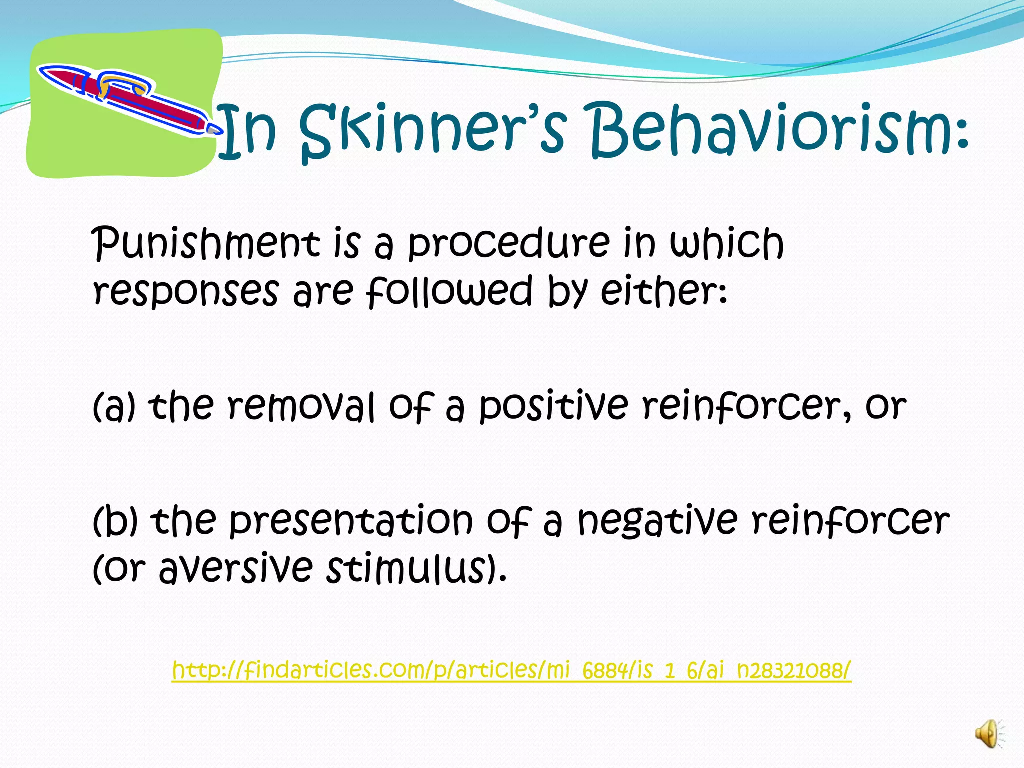 Webster’s Definition: pun·ish·mentPronunciation: \ˈpə-nish-mənt\ Function: nounDate: 15th century1: the act of punishing2 a: suffering, pain, or loss that serves as retribution b: a penalty inflicted on an offender through judicial procedure 3: severe, rough, or disastrous treatmenthttp://www.merriam-webster.com/dictionary/punishment