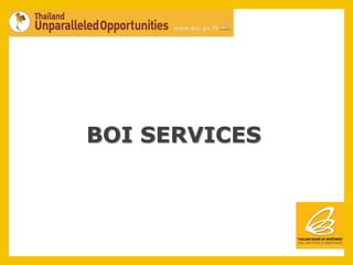 BOI SERVICES
 
