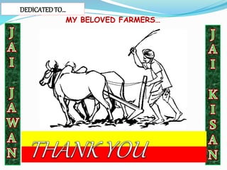 DEDICATEDTO…
MY BELOVED FARMERS…
 