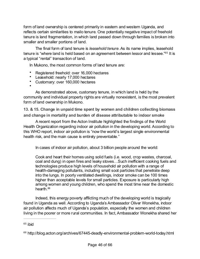 Example Of Essay About Education Biofuels In Uganda Report Form Swot Analysis Essay also Essay On Affirmative Action Essay On Biofuels Essay On Biofuels Food Fuel Forests And Climate Essay On Penguins