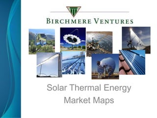 Solar Thermal Energy Market Maps 