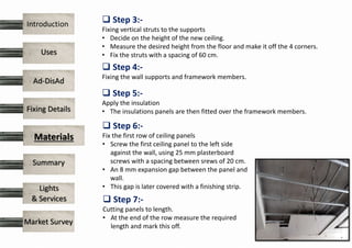 False ceiling | PPTX
