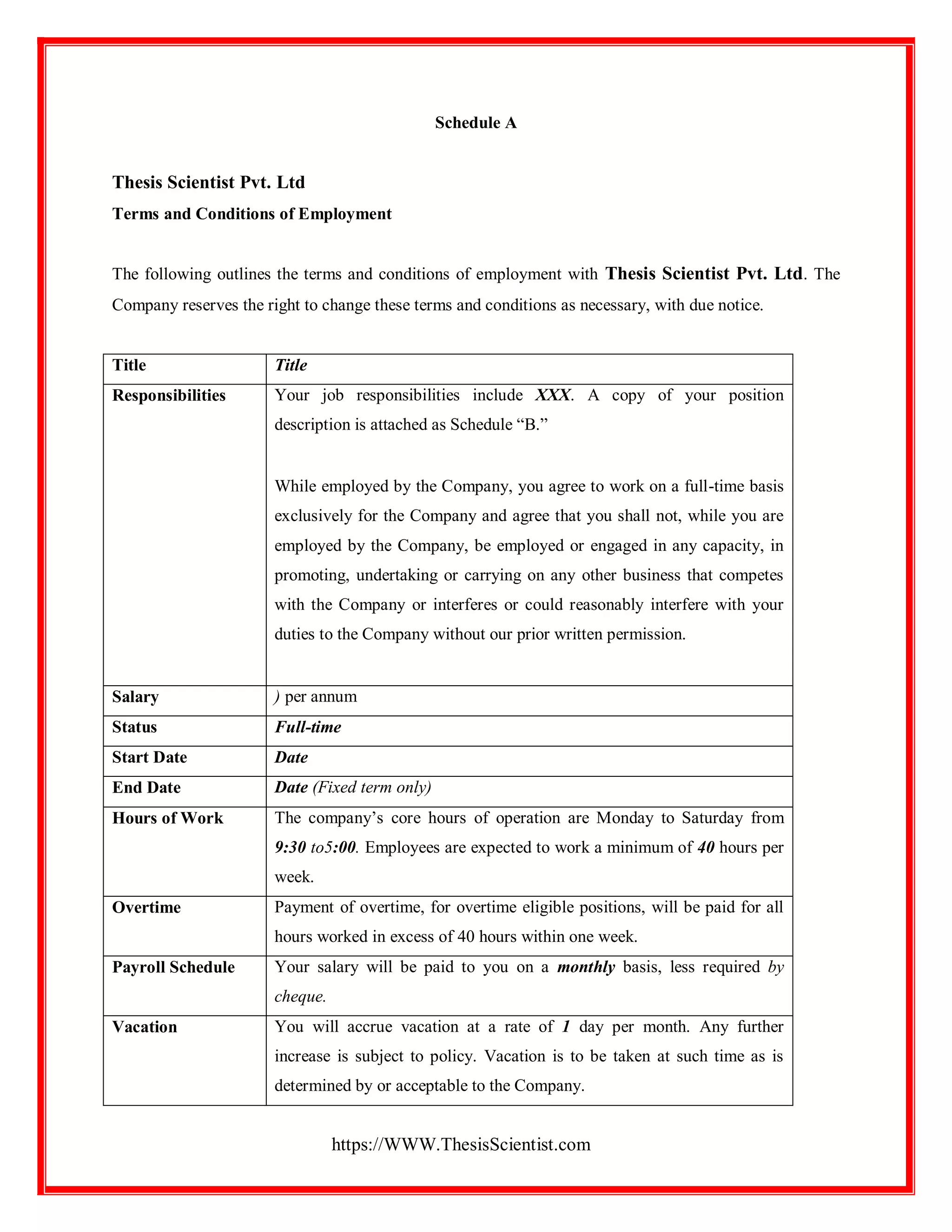 How To Write A Bond Agreement