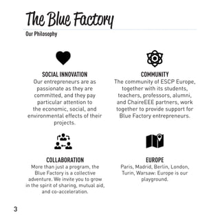 Blue Factory Seed 17 ESCP Europe Paris - English Version | PDF