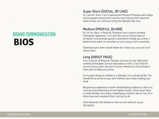 Hi, I am Dr. Shari. I am a specialized Physical Therapist who helps
active people recover from injuries and improve their physical
level so they can continue living the lifestyle they love.
Hi, I’m Dr. Shari, a Physical Therapist and a board certified
Orthopedic Specialist. I can find the source of your pain or
limitation and provide specific treatments to keep you active. I
believe time spent on ourselves is not a luxury, but a necessity.
Download your free e-book below for 3 ways you can use ice to
reduce pain.
I am a Doctor of Physical Therapy and one of only 300 board
certified Orthopedic Clinical Specialists in Ohio. I can find the
source of your pain, discover muscle imbalances and provide a
clear plan to keep you active.
In my eyes, being an athlete is a lifestyle, not a phase of life. You
should be as active as you wish without your body holding you
back.
My previous experience is with rehabilitating soldiers to return to
running and performing at the highest levels. I have never been
an elite athlete, but I enjoy challenging myself to see if I can do a
little more each workout than I set out to do.
Click below for free Ebook on how to train without injury
disruption.
01
 