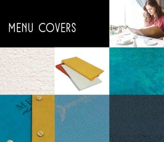 menu covers
 