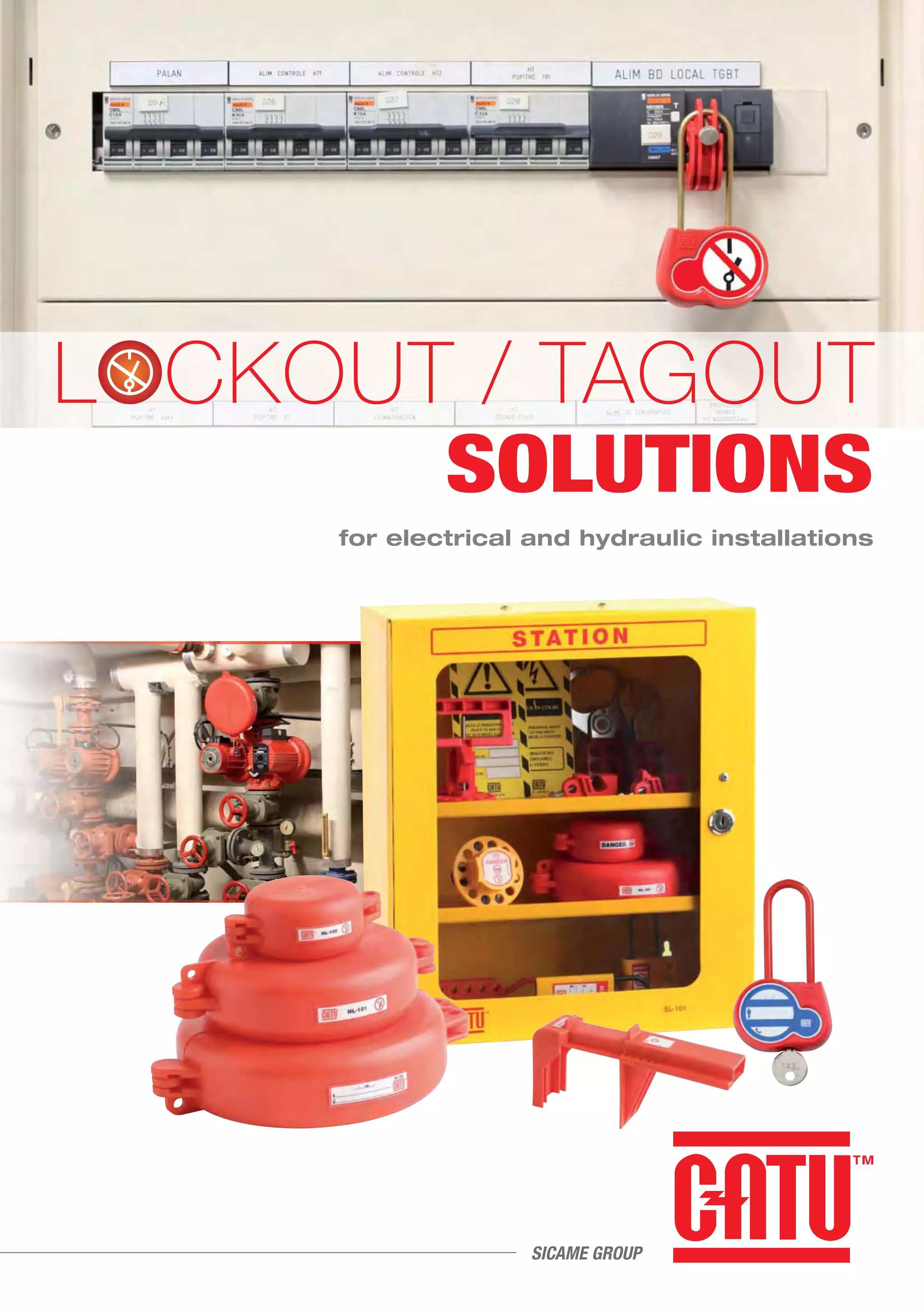 CATU Lockout Tagout - Locking Systems, Locking Padlocks, Fluid Locking ...