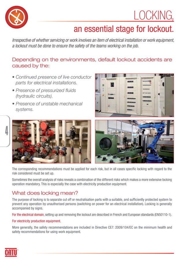 CATU Lockout Tagout - Locking Systems, Locking Padlocks, Fluid Locking ...