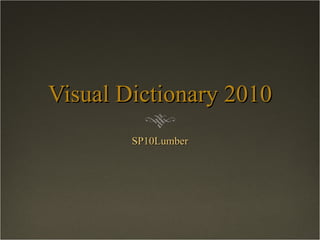 Visual Dictionary 2010 SP10Lumber 