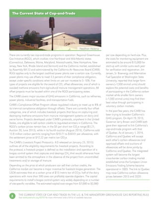 2 THE CURRENT STATE OF CAP AND TRADE IN THE U.S.  THE MANDATORY GREENHOUSE GAS REPORTING RULE
Visit www.extension.org/6070...