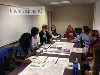 35
Interdisicpinarity
 