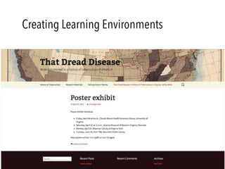 37
Creating Learning Environments
 