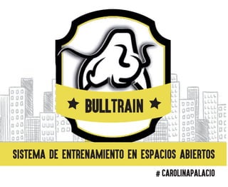 # carolinapalacio
BULLTRAIN
sistema de entrenamiento en espacios abiertos
 