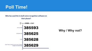 Poll Time!
Why / Why not?
 