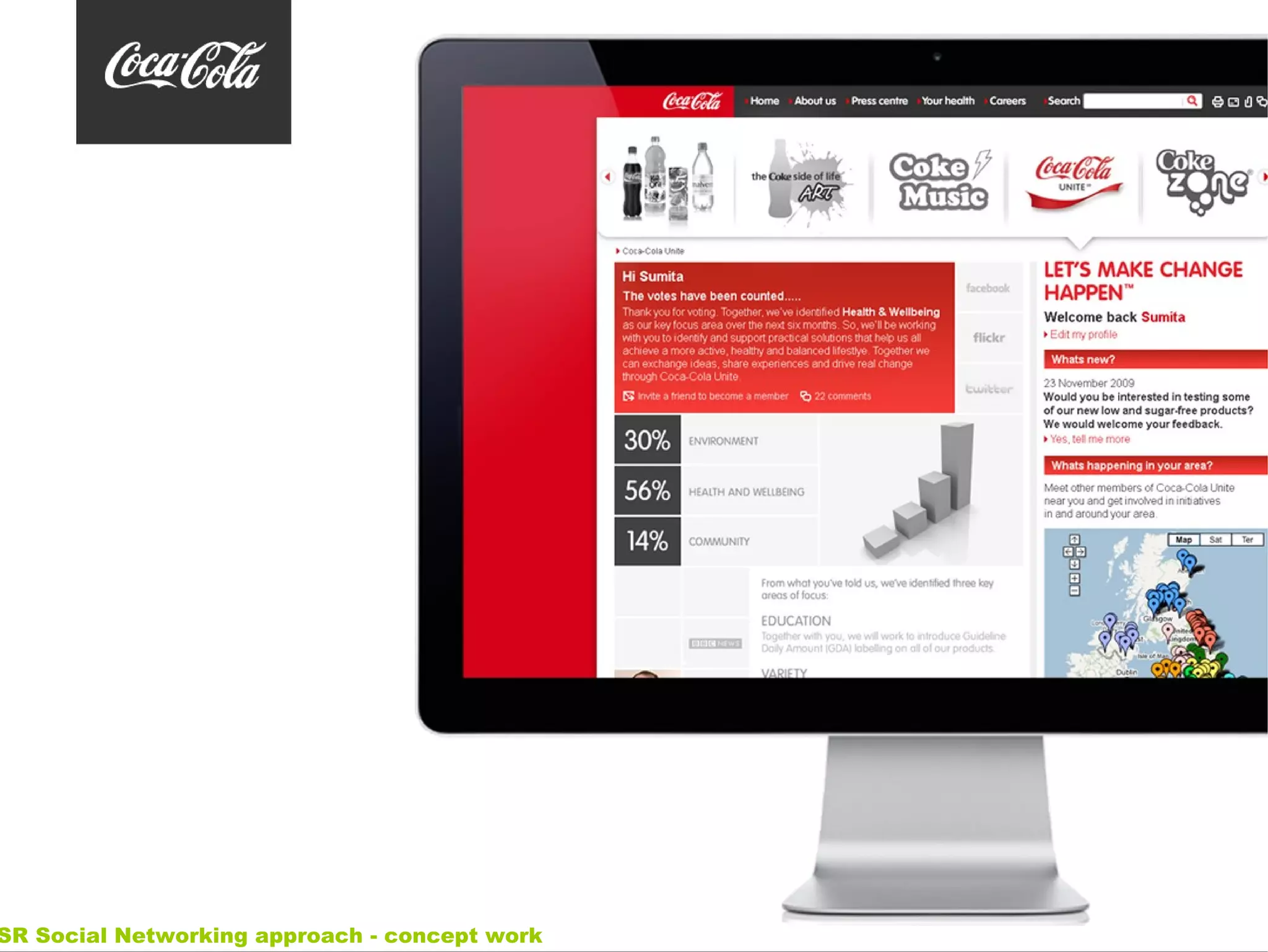 CSR Social Networking approach - concept work 