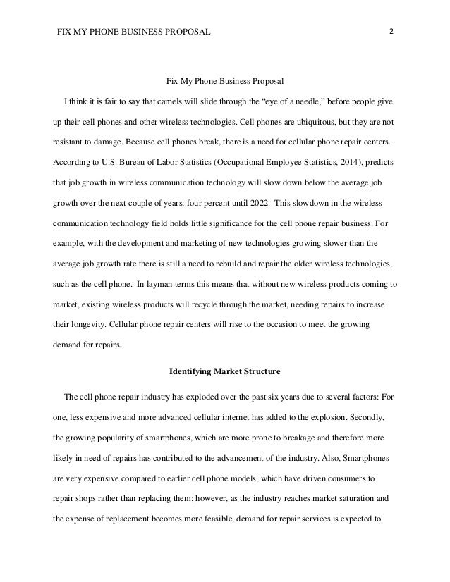 A Business Proposal Example