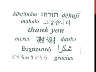 Towards A New Society