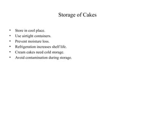Comprehensive Guide to Types, Ingredients, and Preparation of Cakes | PPTX