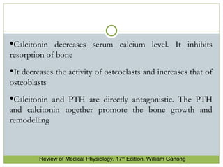 Final Calcium metabolism and prosthodontics | PPT