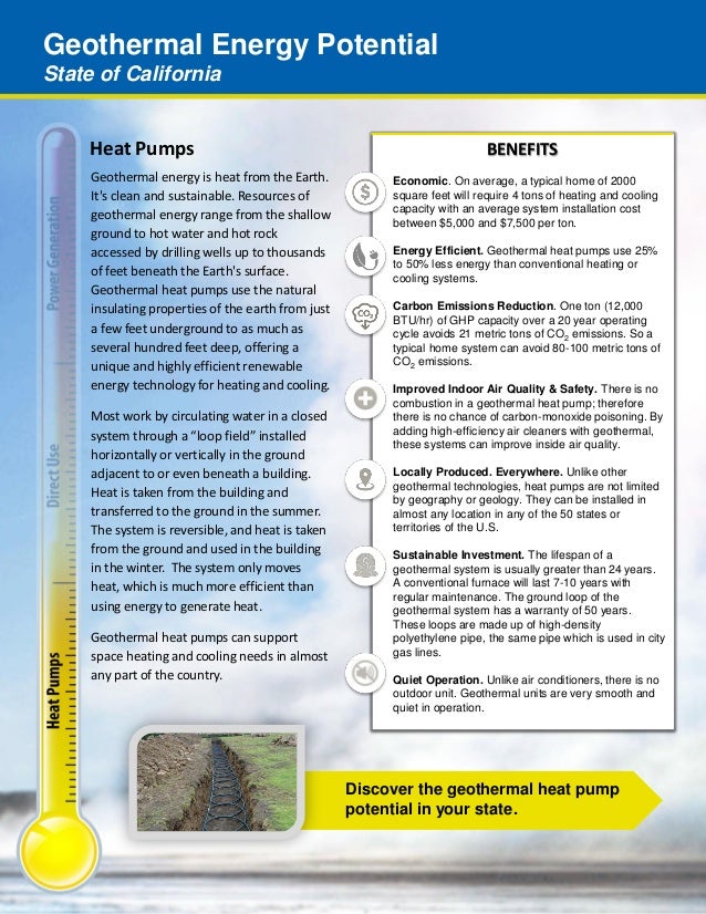 Geothermal energy essay
