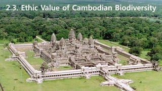 2.3. Ethic Value of Cambodian Biodiversity
 