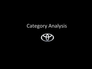 Category Analysis 