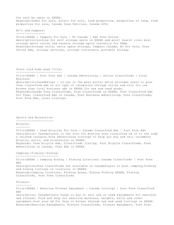 recumbent classifieds