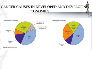 CANCER CAUSES IN DEVELOPED AND DEVELOPING
ECONOMIES

 