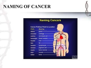NAMING OF CANCER

 