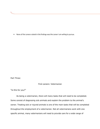 Final career project