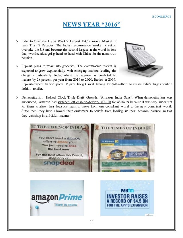 PROJECT REPORT ON “ECOMMERCE”