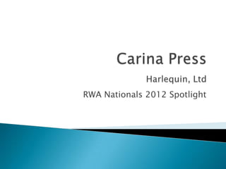 RWA Nationals 2012 Spotlight
 