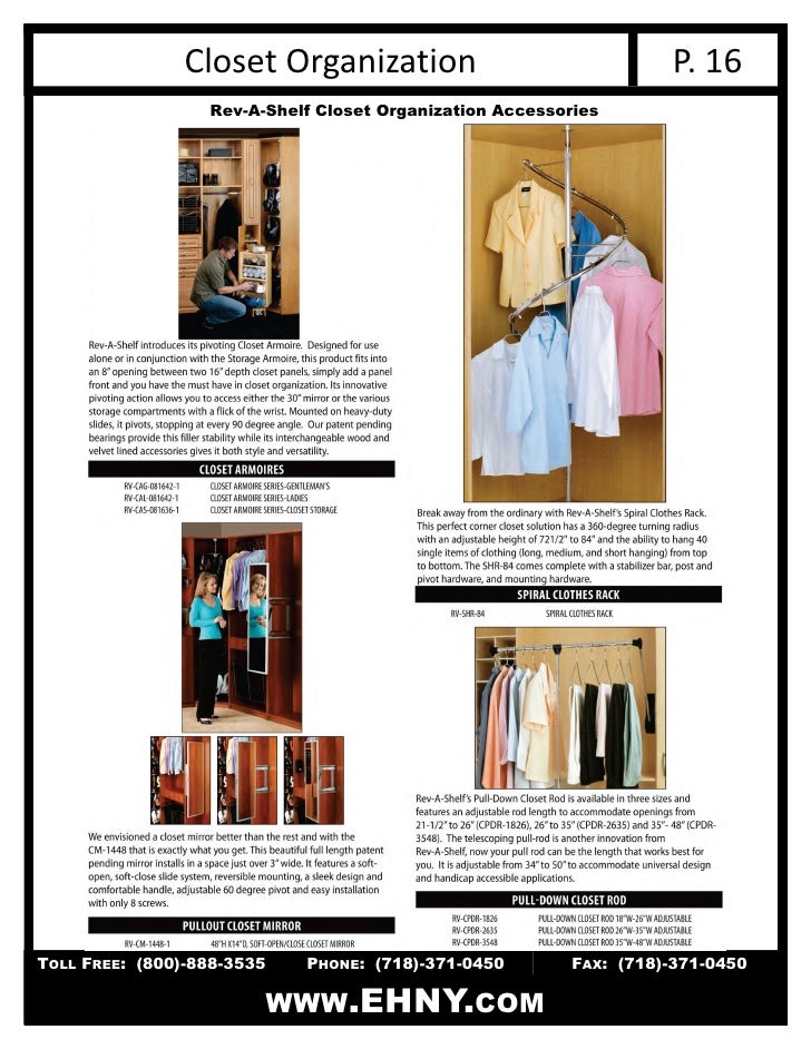 Eveready Closet Catalog