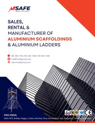 Aluminium Scaffolding manufacturer and supplier Catalogue