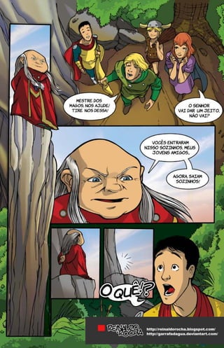 Episódio final Caverna do Dragão - HQ