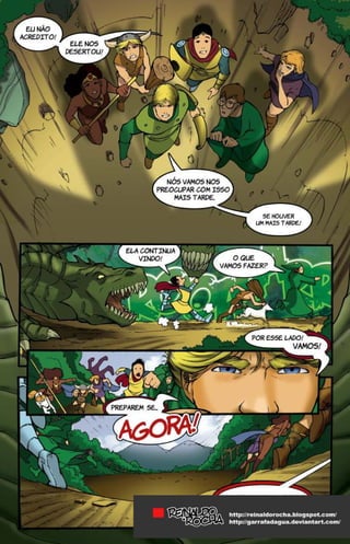 Episódio final Caverna do Dragão - HQ