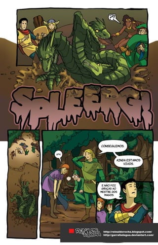 Episódio final Caverna do Dragão - HQ