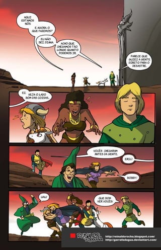 Episódio final Caverna do Dragão - HQ