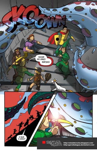 Episódio final Caverna do Dragão - HQ