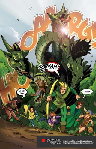 Episódio final Caverna do Dragão - HQ