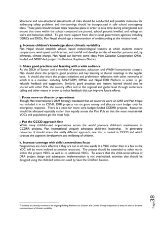 Final ccdrr evalaution and learning report ( nov 30) pdf | PDF