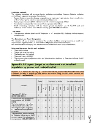 Final ccdrr evalaution and learning report ( nov 30) pdf | PDF